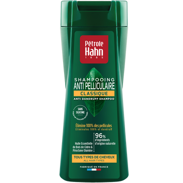 Shampooing Stop Pellicules pour cheveux normaux PETROLE HAHN, 250ml