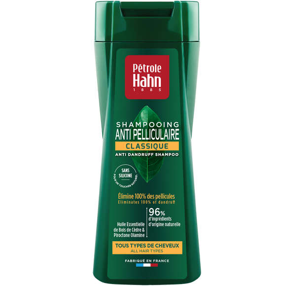 Shampooing Stop Pellicules pour cheveux normaux PETROLE HAHN, 250ml