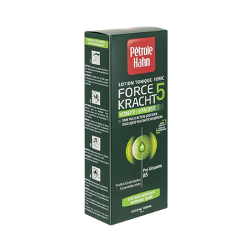 Lotion capillaire tonique verte force 5 PETROLE HAHN, flacon de 300ml