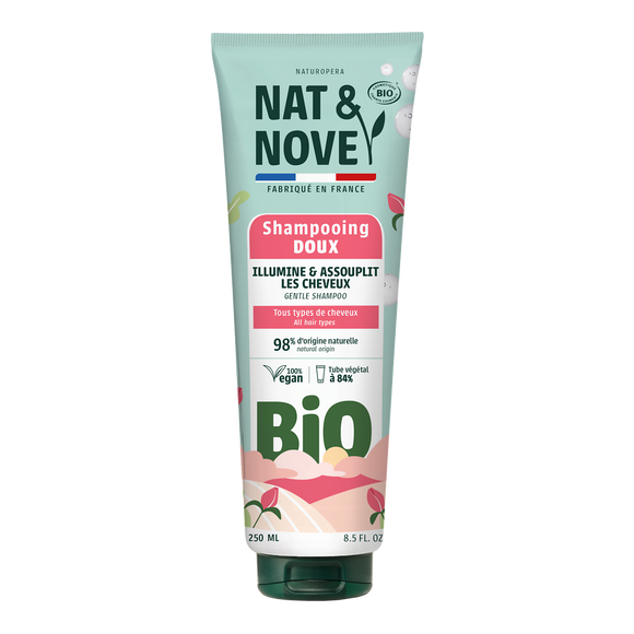 Shampooing calendula tous types de cheveux bio NAT&NOVE BIO, 250ml