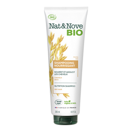Shampooing avoine cheveux secs bio NAT&NOVE BIO, 250ml