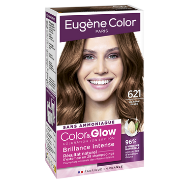 Coloration COLOR & GLOW N°621 Marron glacé EUGENE COLOR