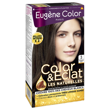 Coloration permanente châtain clair n°3 EUGÈNE COLOR