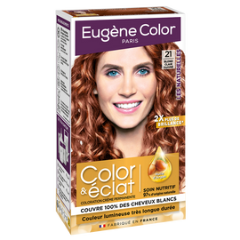 Coloration permanente blond clair cuivré n°21 EUGÈNE COLOR