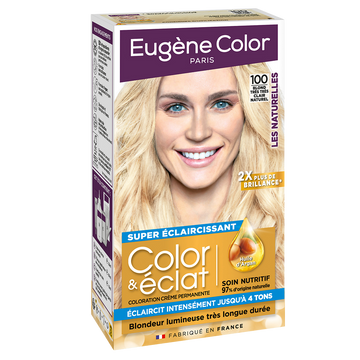 Coloration permanente blond très très clair naturel n°100 EUGÈNE COLOR
