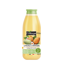 Gel Douche huile extra nourrissante huile d'amande COTTAGE, flacon de560ml