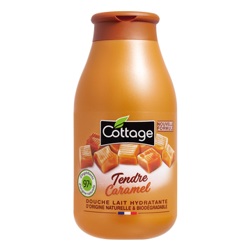 Douche lait hydratant COTTAGE Tendre caramel 250mL