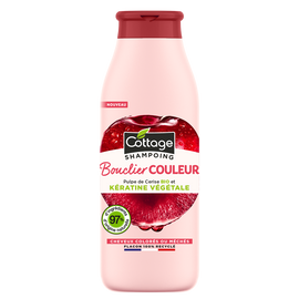 Shampooing bouclier à la pulpe de cerise et à la kératine, 97% naturelbio, 250ml