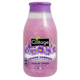 Douche gommage quotidienne sucre de violette COTTAGE fl.270ml