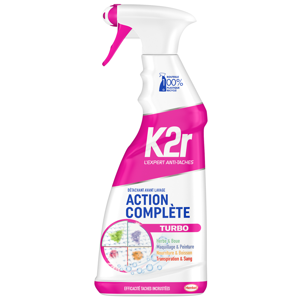 Détachant avant lavage action complète K2R - 750ml