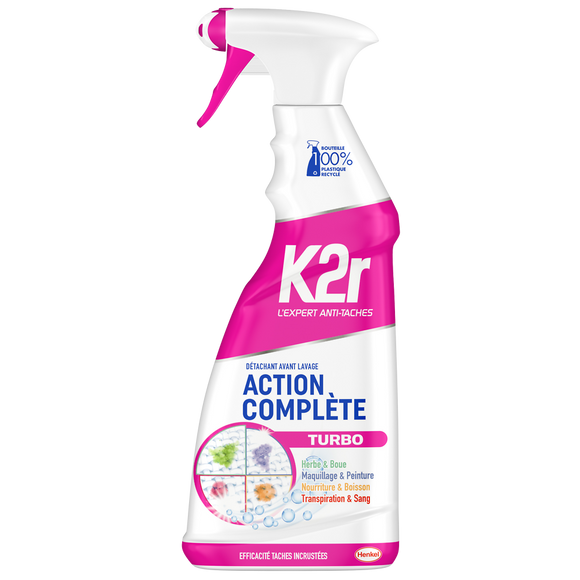 Détachant avant lavage action complète K2R - 750ml