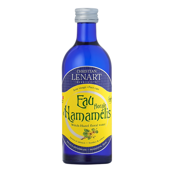 Eau florale d'hamamélis peaux sensibles CHRISTIAN LENART, flacon 200ml