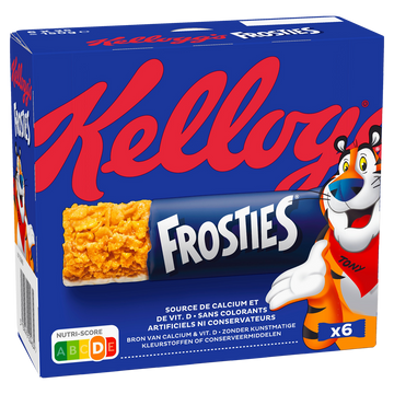 Barres Céréales FROSTIES KELLOGG'S, 6x25g