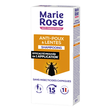 Shampooing anti poux et lentes MARIE ROSE, 125ml