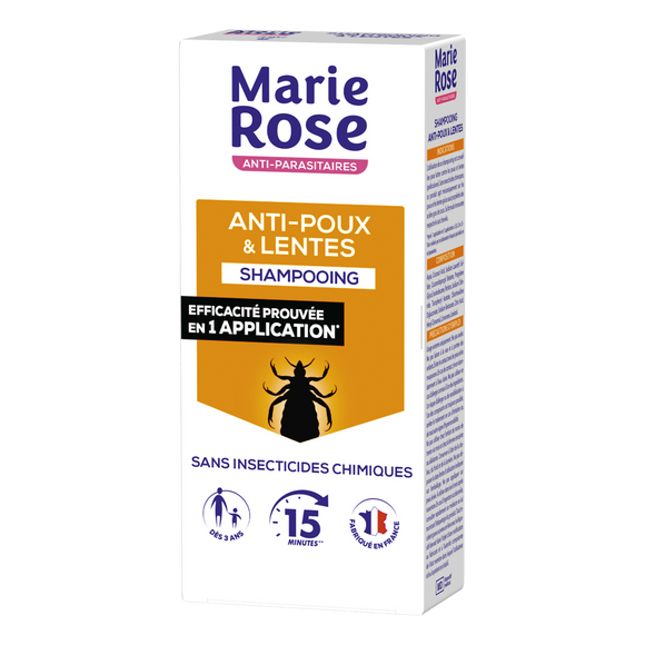 Shampooing anti poux et lentes MARIE ROSE, 125ml