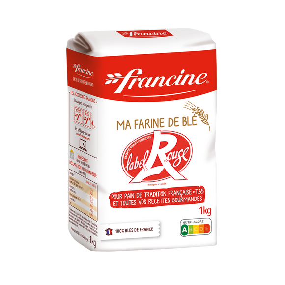 Farine de blé label rouge T65 FRANCINE, 1kg