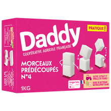 Sucre en morceaux prédécoupé n°4 DADDY, 1kg