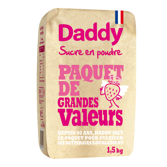 Sucre en poudre DADDY 1,5kg