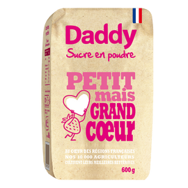 Sucre en poudre sachet DADDY, 600g