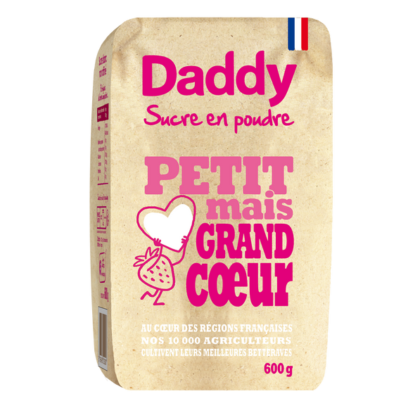 Sucre en poudre sachet DADDY, 600g