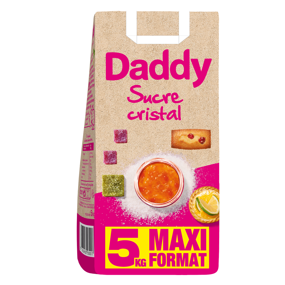 Sucre cristal DADDY, sac de 5kg