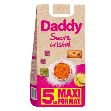 Sucre cristal DADDY, sac de 5kg