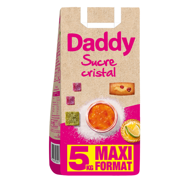Sucre cristal DADDY, sac de 5kg