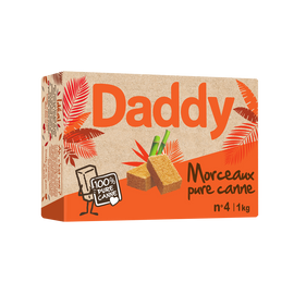 Sucre de canne pure en morceaux DADDY, 1kg