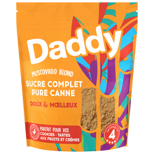Sucre complet blond pure canne DADDY, sachet 500g
