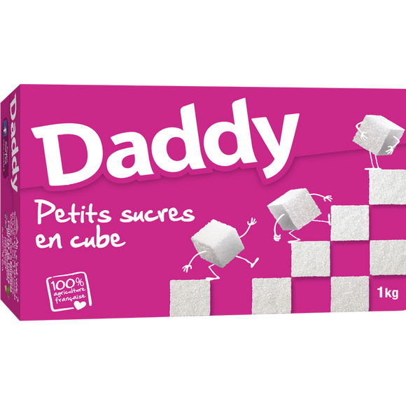 Sucres petits cubes blancs DADDY 1kg