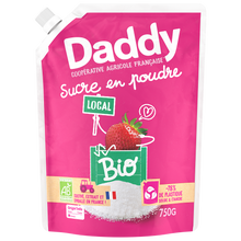 Sucre en poudre de betterave bio DADDY, profil pack 750g