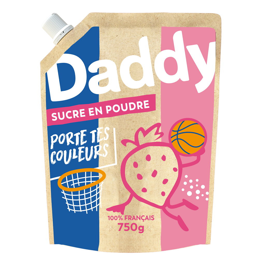 Sucre en poudre DADDY profil pack kraft 750g