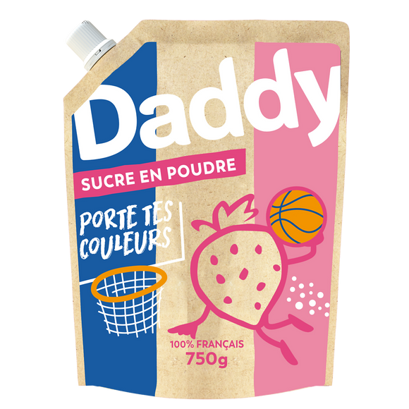 Sucre en poudre DADDY profil pack kraft 750g