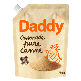 Sucre cassonade DADDY profil pack kraft 750g