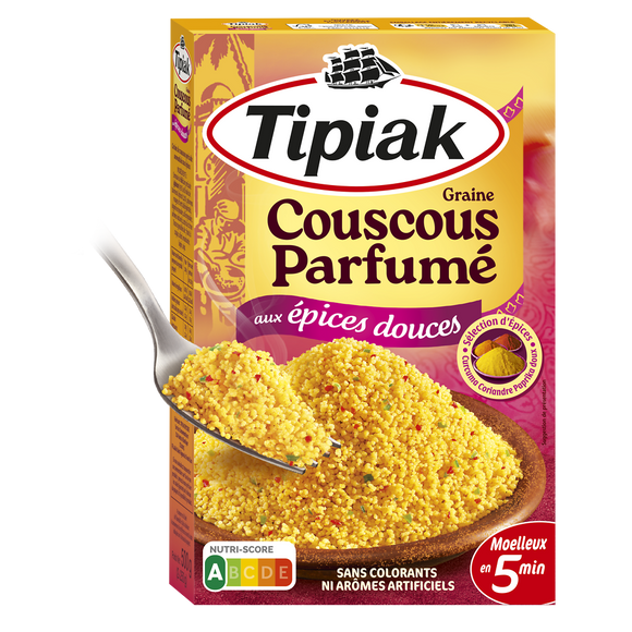 Couscous parfumé aux épices douces TIPIAK 500g