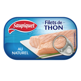 Filets de thon au naturel SAUPIQUET - 81g