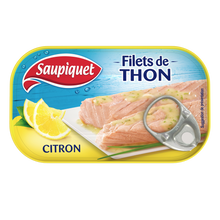 Filets de thon au citron SAUPIQUET - 115g