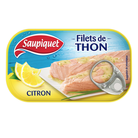 Filets de thon au citron   SAUPIQUET - 115g