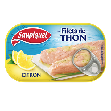 Filets de thon au citron   SAUPIQUET - 115g