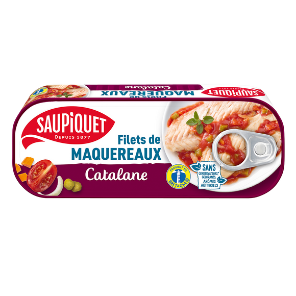 Filets de maquereaux à la catalane  SAUPIQUET - 169g
