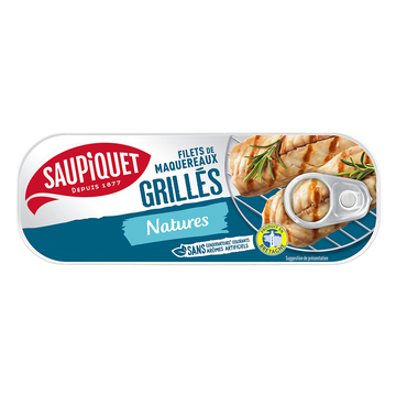 Filets de maquereaux grillés natures  SAUPIQUET - 120g
