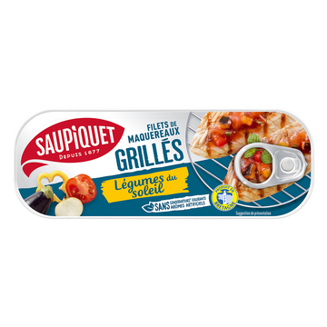 Filets de maquereaux grillés légumes du soleil  SAUPIQUET - 120g