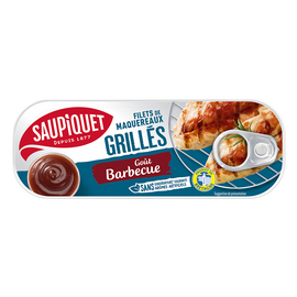 Filets de maquereaux grillés goût barbecue  SAUPIQUET - 120g