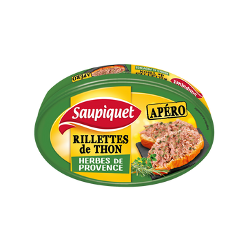 Rillettes de thon aux herbes de Provence  SAUPIQUET - 115g
