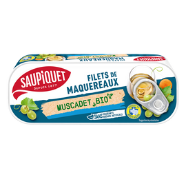 Filets de maquereaux au muscadet bio  SAUPIQUET - 120g