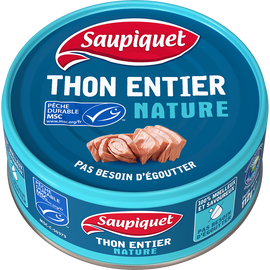 Thon entier nature msc SAUPIQUET 112g 1/5