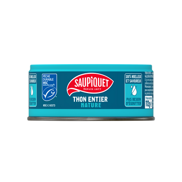 Thon entier nature msc SAUPIQUET 112g 1/5