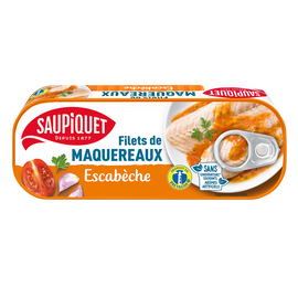 Filets de maquereaux sauce escabèche  SAUPIQUET -  169g