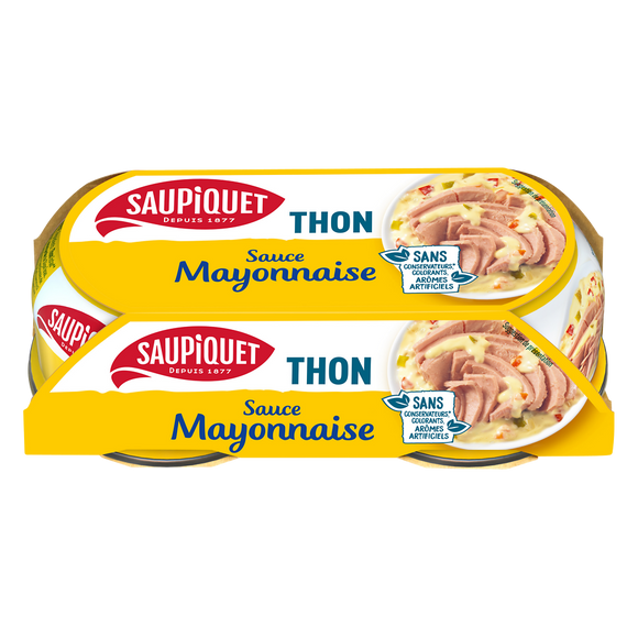 Thon à la  mayonnaise  SAUPIQUET - 2x135g