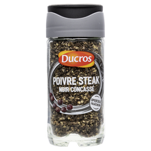 Poivre Noir concassé, DUCROS, pour steak, 38g